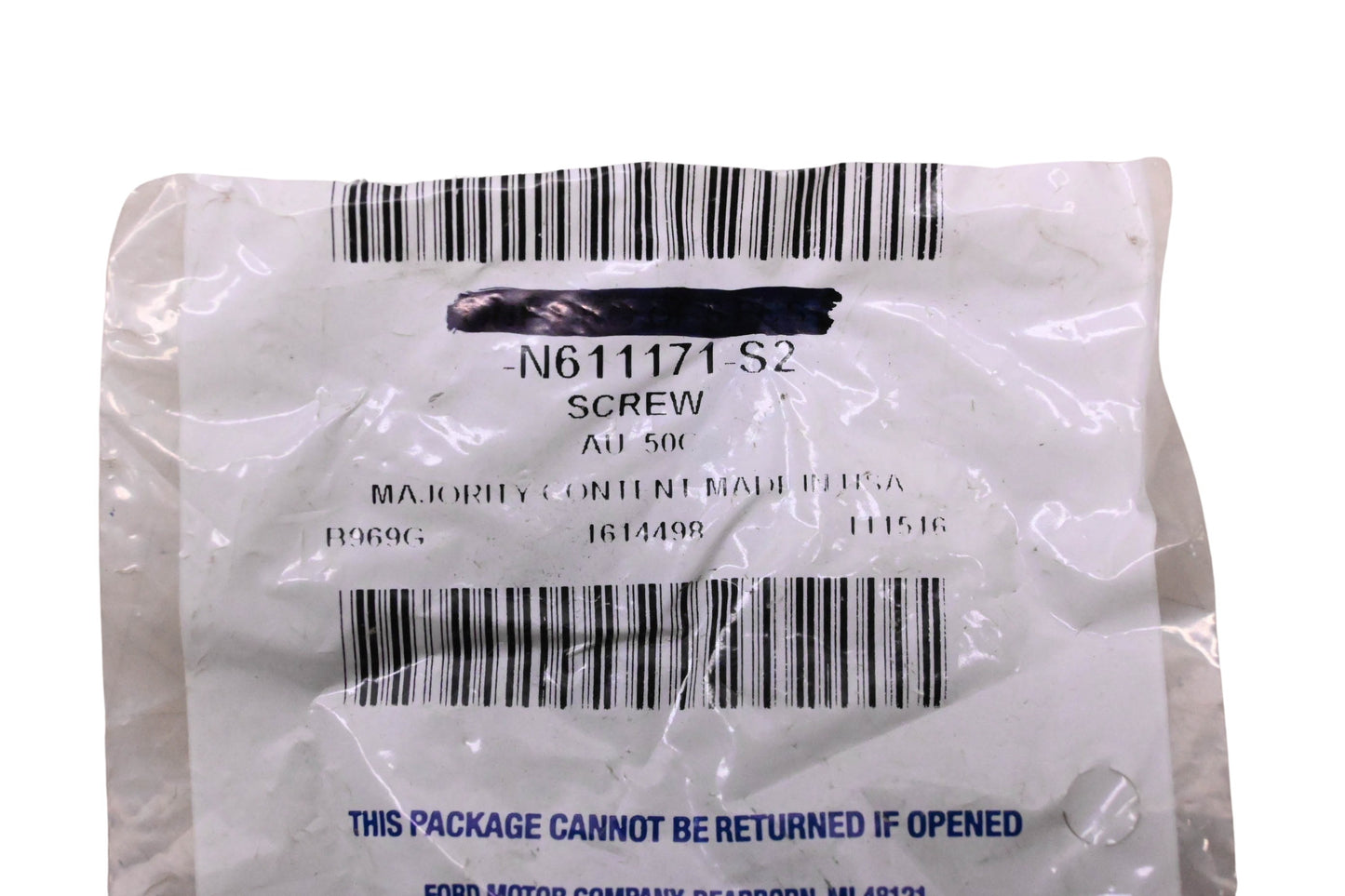 New OEM Ford N611171-S2 Screw NOS