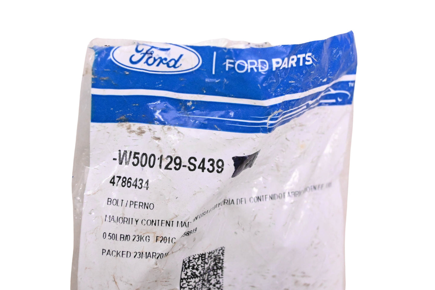 New OEM Ford W500129-S439, 4786434 Hex Head Flange Bolt NOS