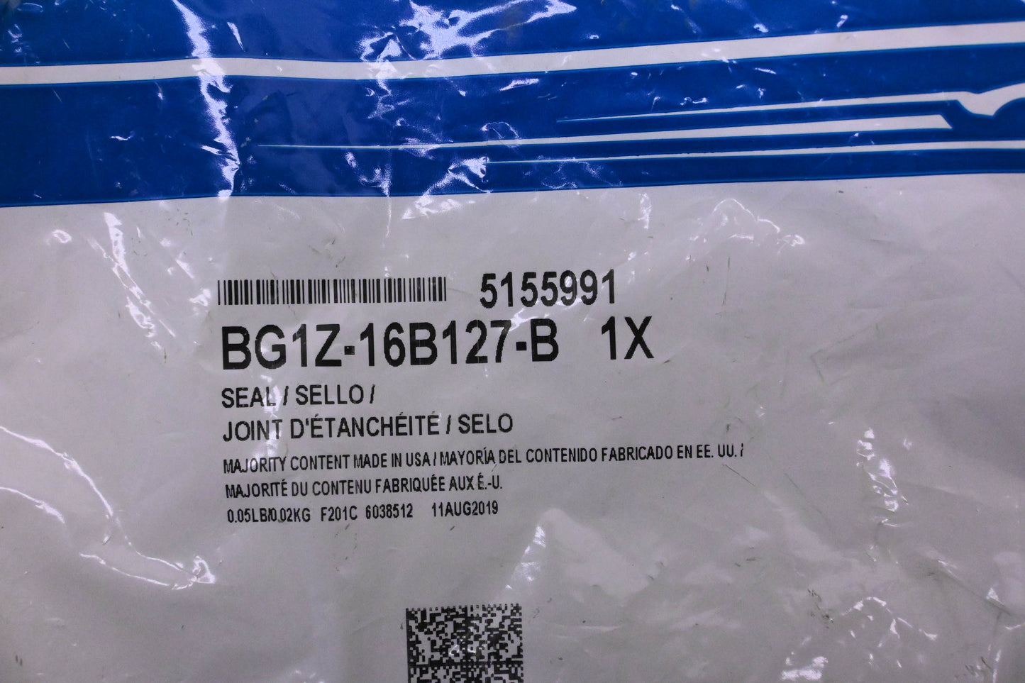New OEM Ford BG1Z-16B127-B, 5155991 Left Side Dash Panel Seal NOS