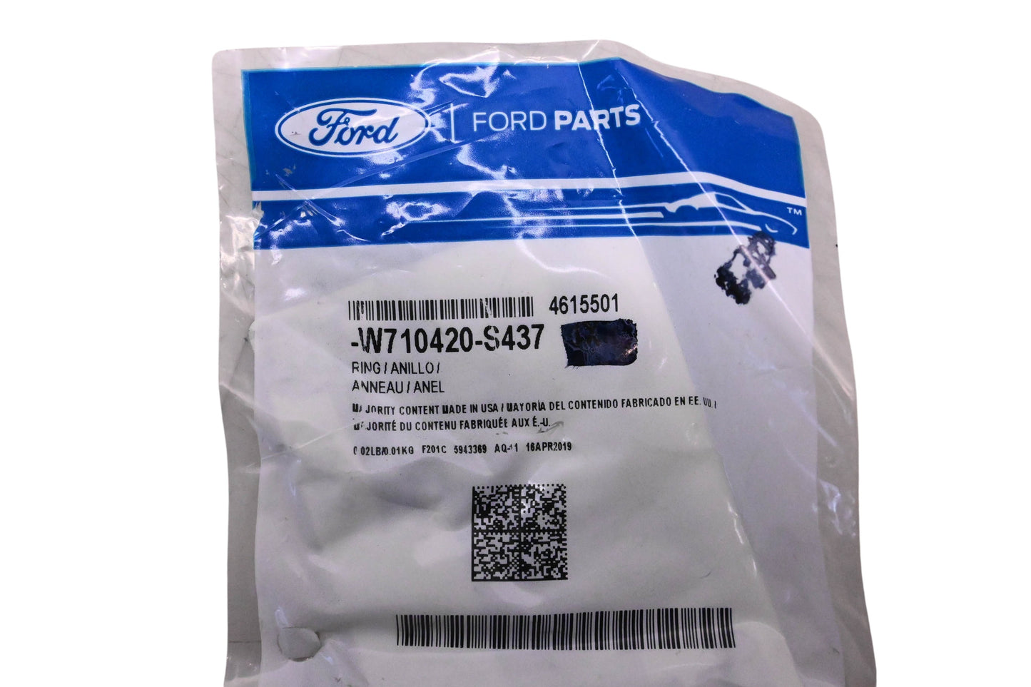 New OEM Ford W710420-S437, 4615501 Retaining Ring NOS
