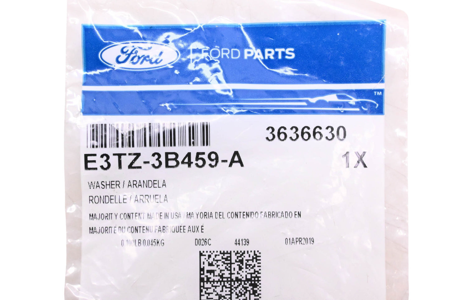 New OEM Ford E3TZ-3B459-A, 3636630 Spindle Nut Washer NOS