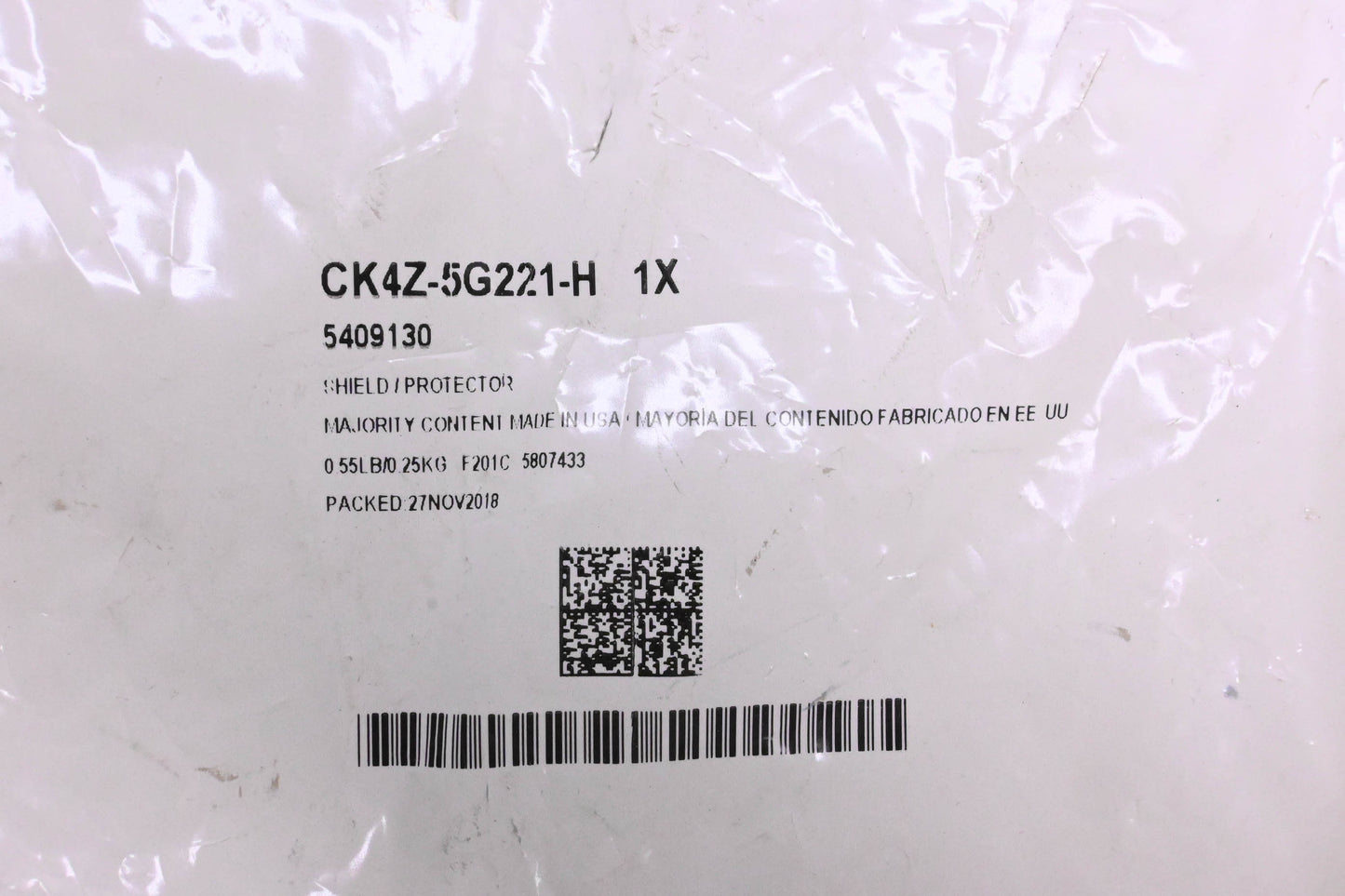 New OEM Ford CK4Z-5G221-H, 5409130 Shield NOS