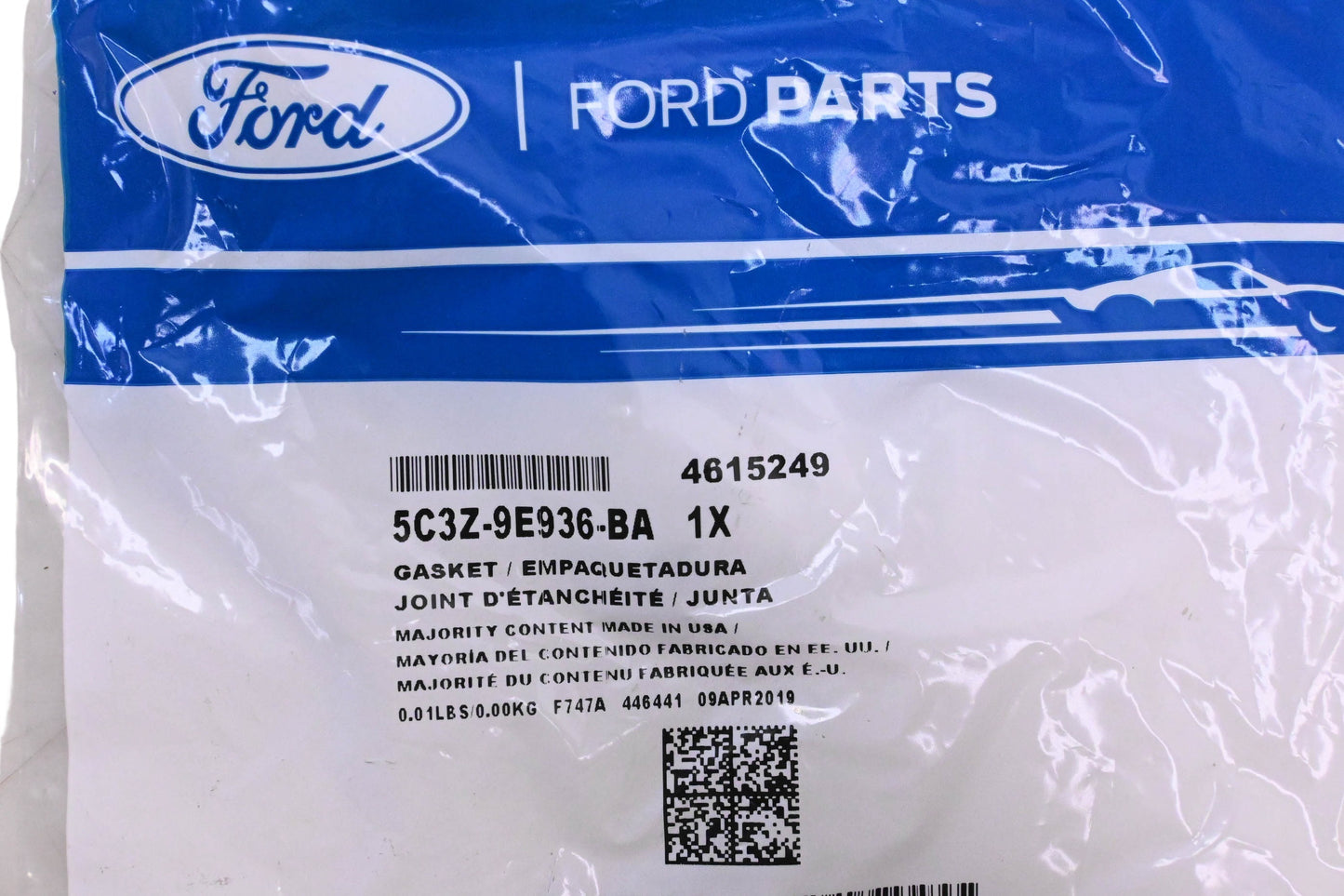 New OEM Ford 5C3Z-9E936-BA, 4615249 Fuel Injection Throttle Body Mounting Gasket NOS
