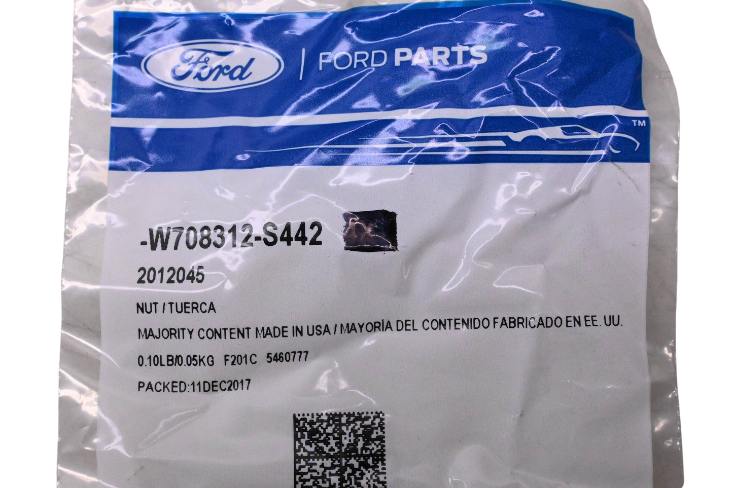 New OEM Ford W708312-S442, 2012045 Wiper Arm Nuts Qty 3 NOS