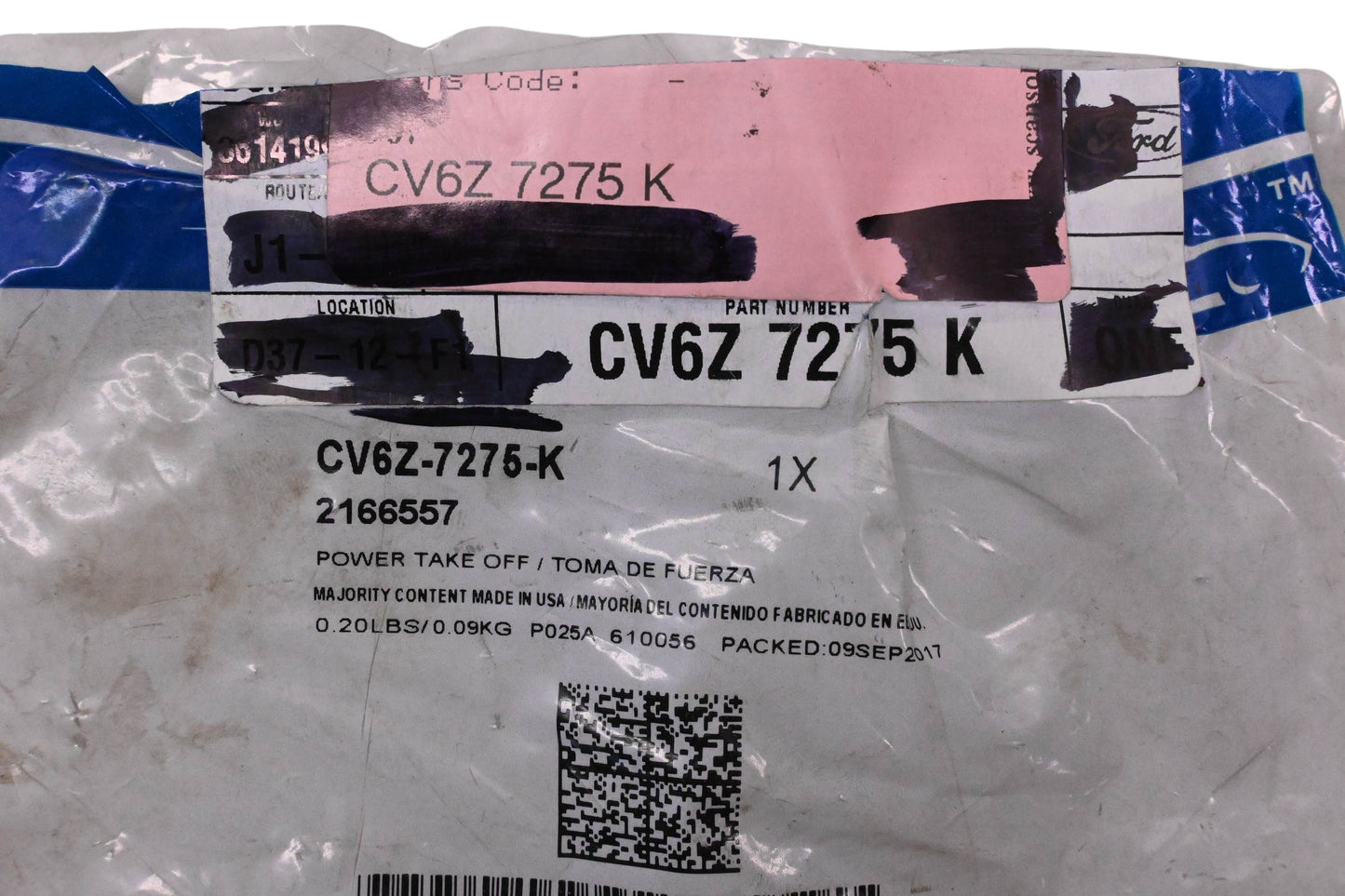 New OEM Ford CV6Z-7275-K, 2166557 Power Take-Off Kit NOS