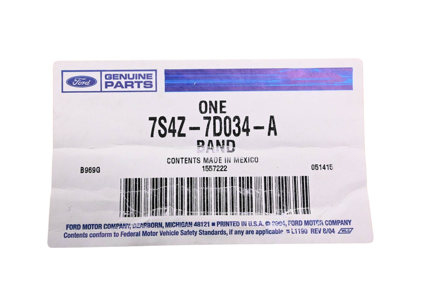 New OEM Ford 7S4Z-7D034-A Intermediate Transmission Band Assembly NOS