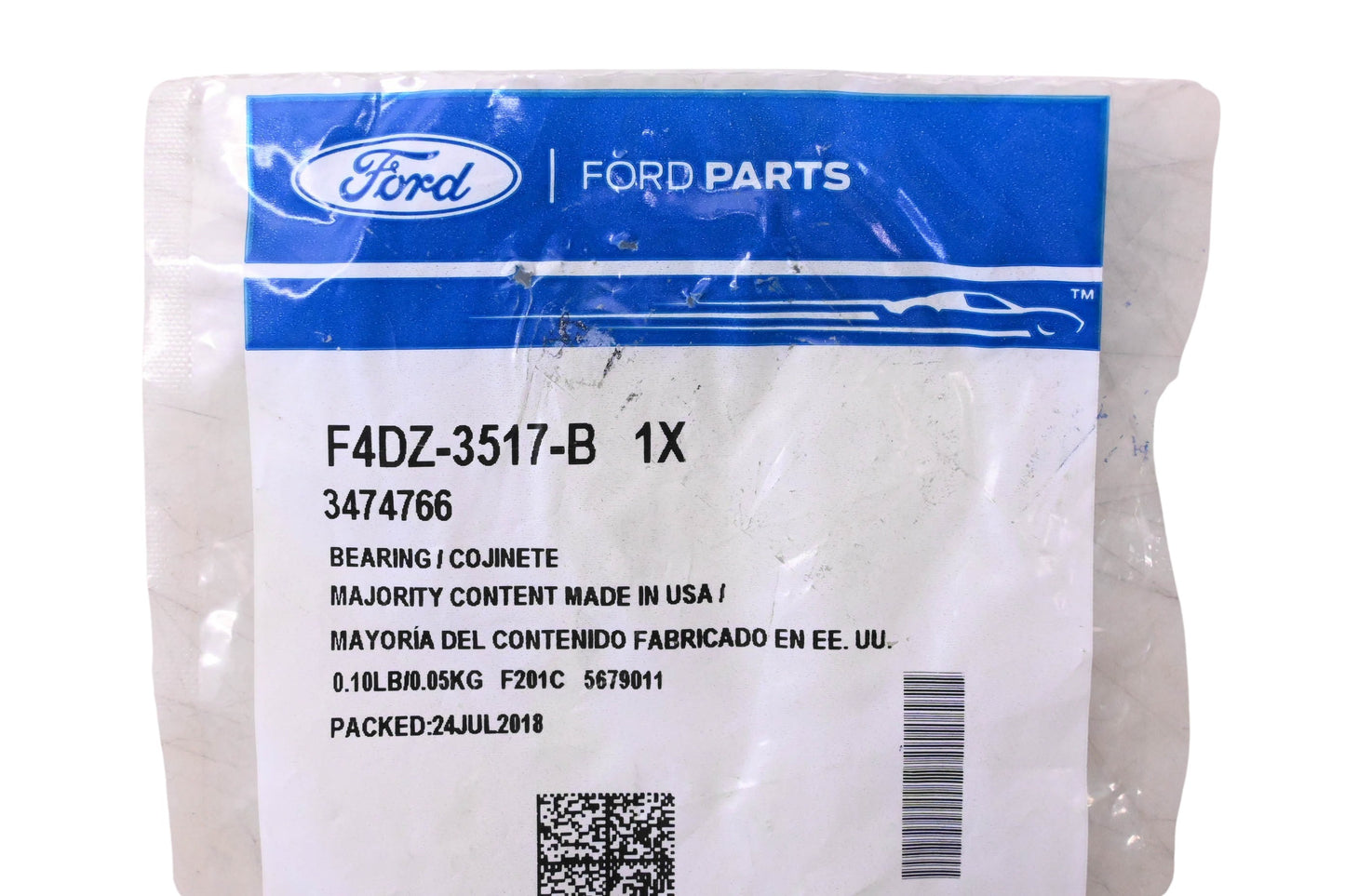 New OEM Ford F4DZ-3517-B, 3474766 Lower Steering Column Shaft Bearing NOS