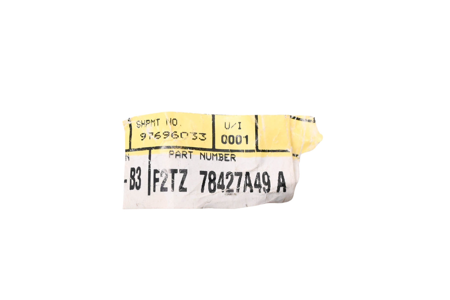 New OEM Ford F2TZ-78427A49-A Quarter Panel Hinge Plate NOS