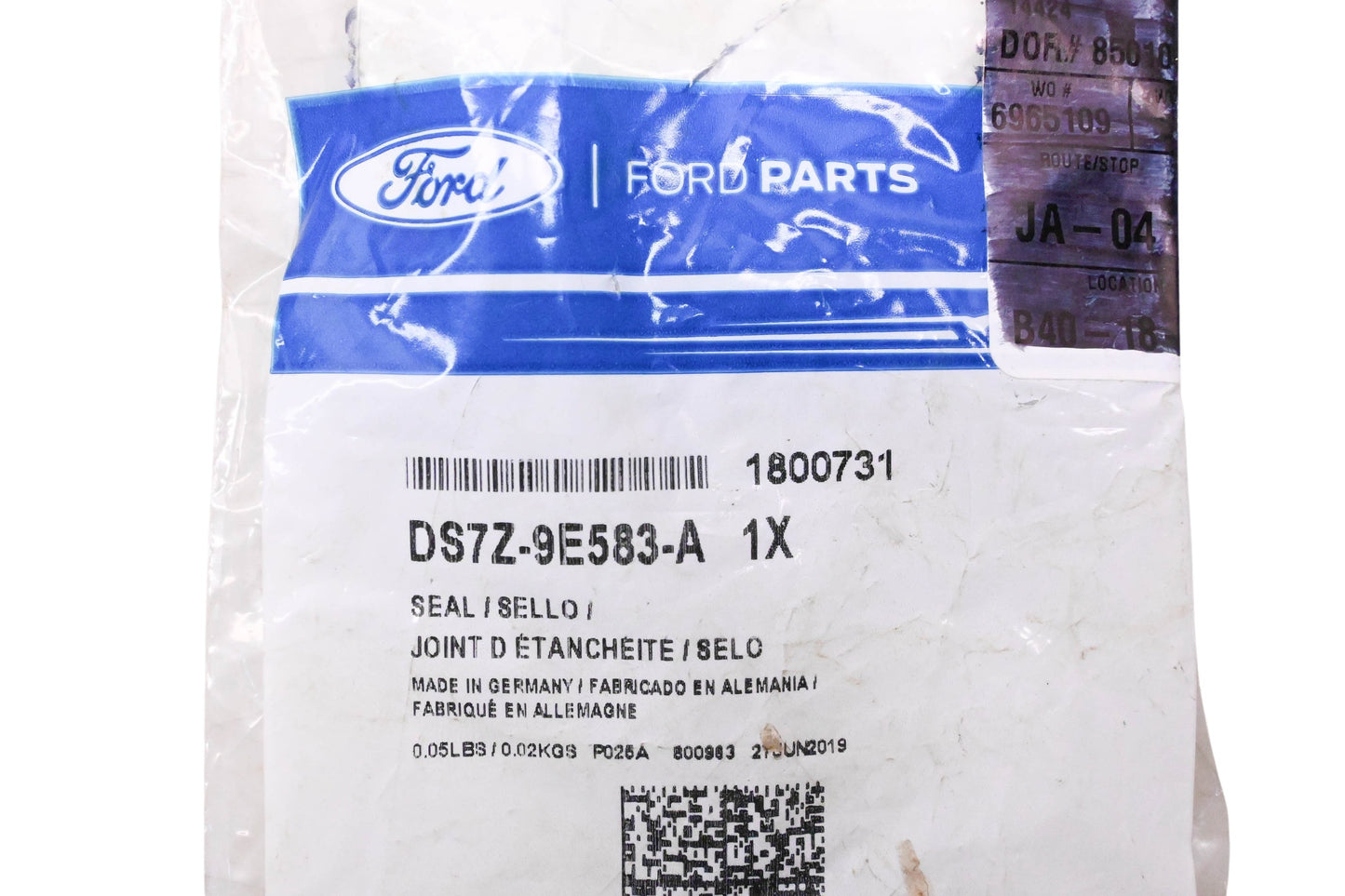 New OEM Ford DS7Z-9E583-A, 1800731 Fuel Pump Gasket NOS