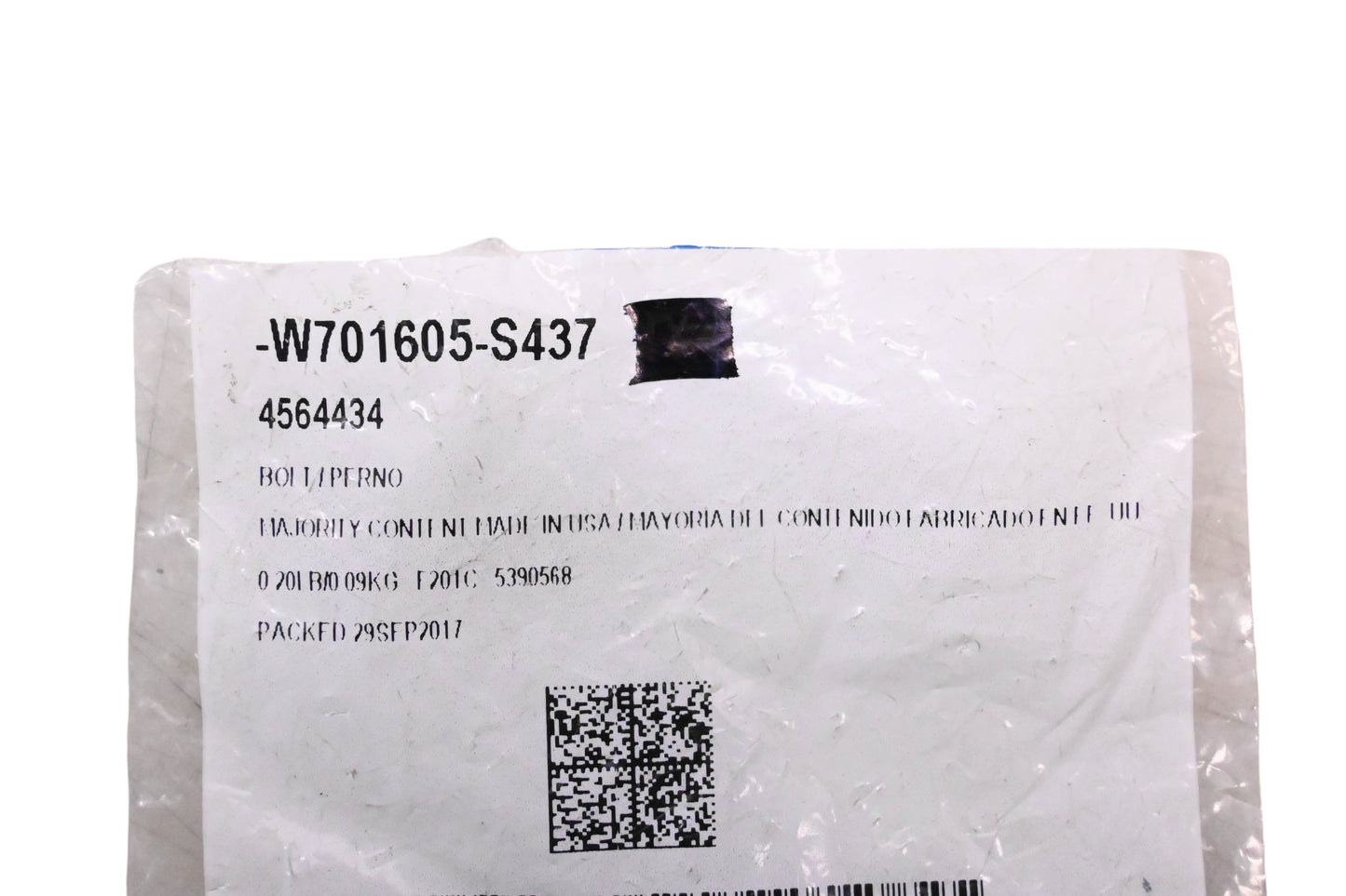 New OEM Ford W701605-S437, 4564434 Oil Pan Bolt & Washer Assembly NOS