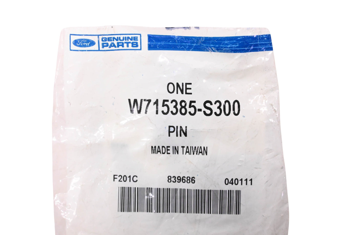 New OEM Ford W715385-S300 Pin Assembly NOS
