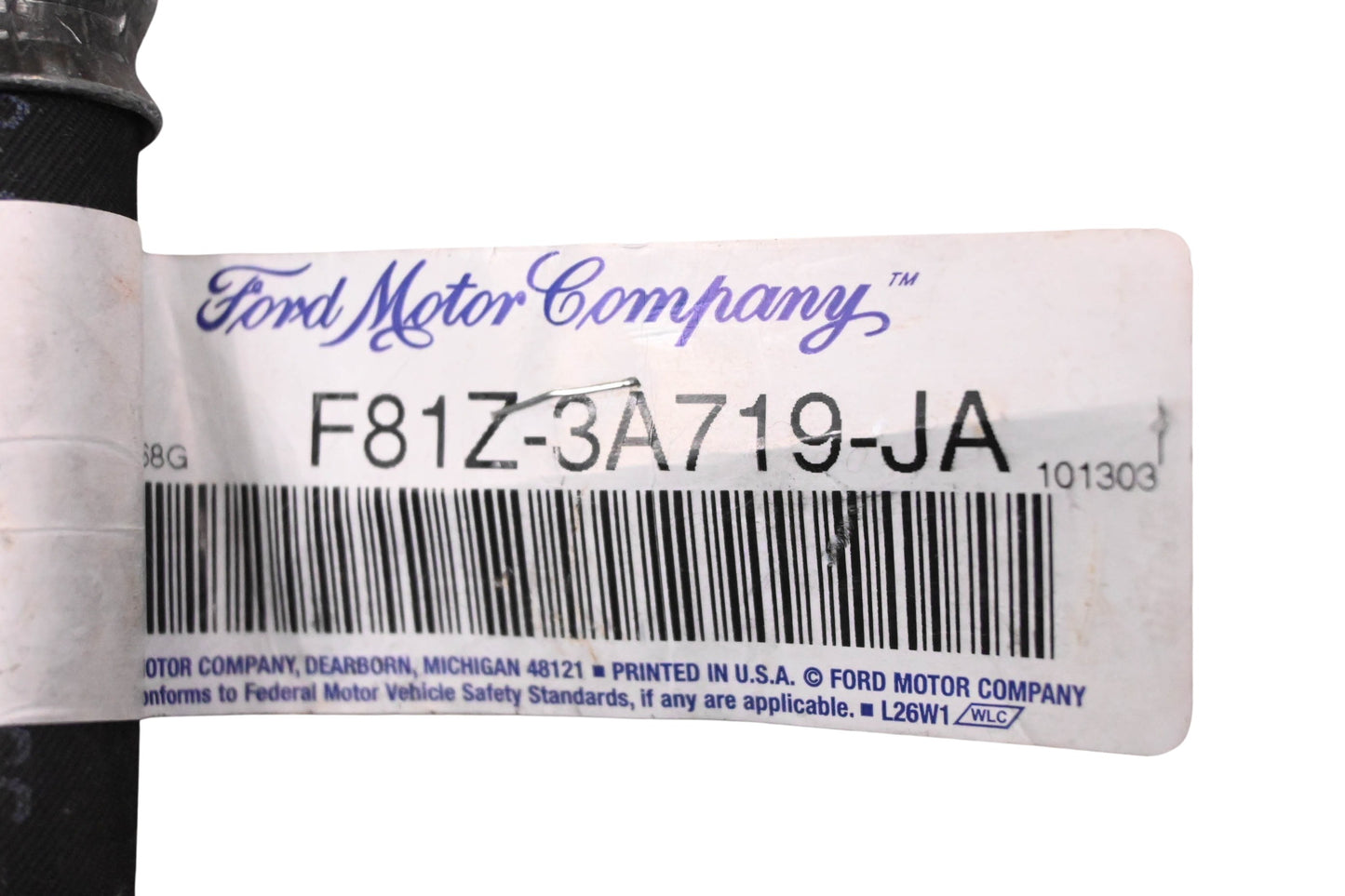 New OEM Ford F81Z-3A719-JA Power Steering Pressure Line Hose Assembly NOS