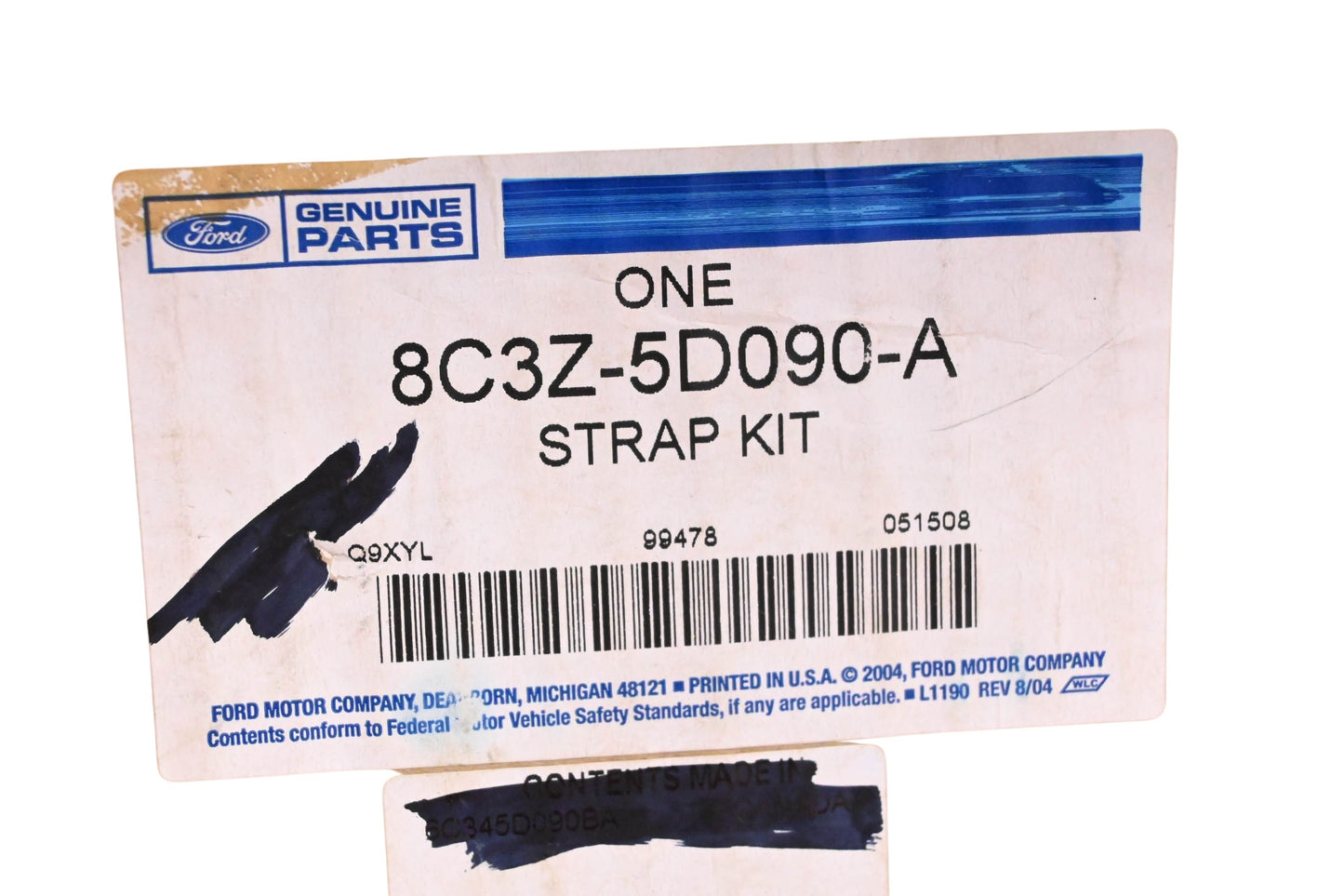 New OEM Ford 8C3Z-5D090-A Tank Strap Assembly Kit NOS