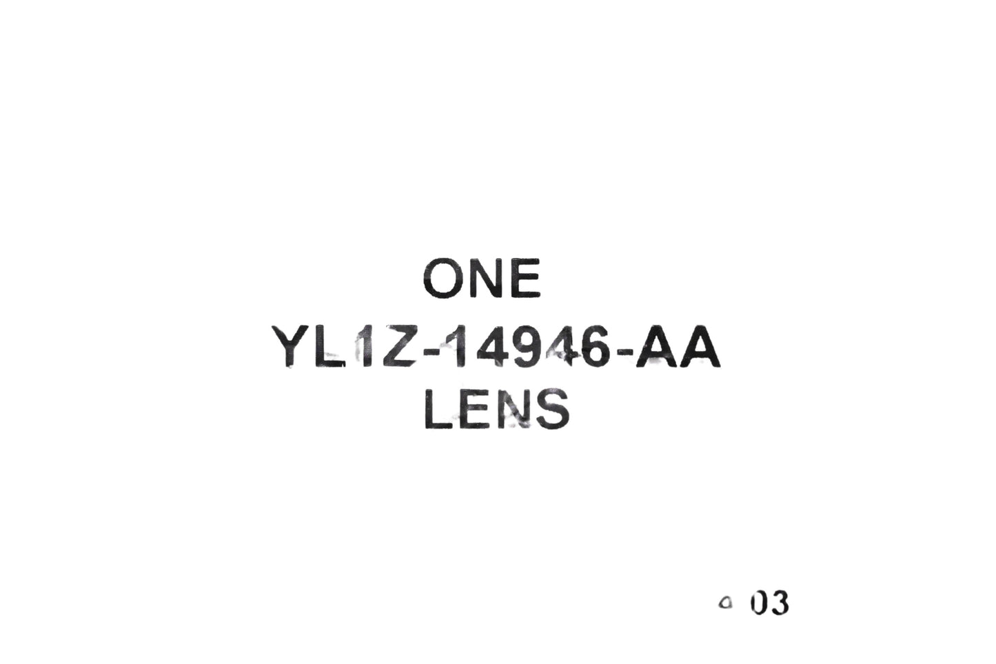 New OEM Ford YL1Z-14946-AA Green Lens NOS