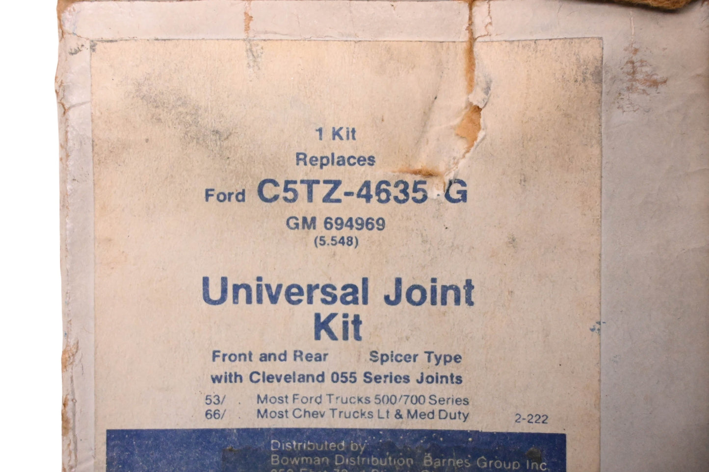 New OEM Ford C5TZ-4635-G Universal Joint Assembly NOS
