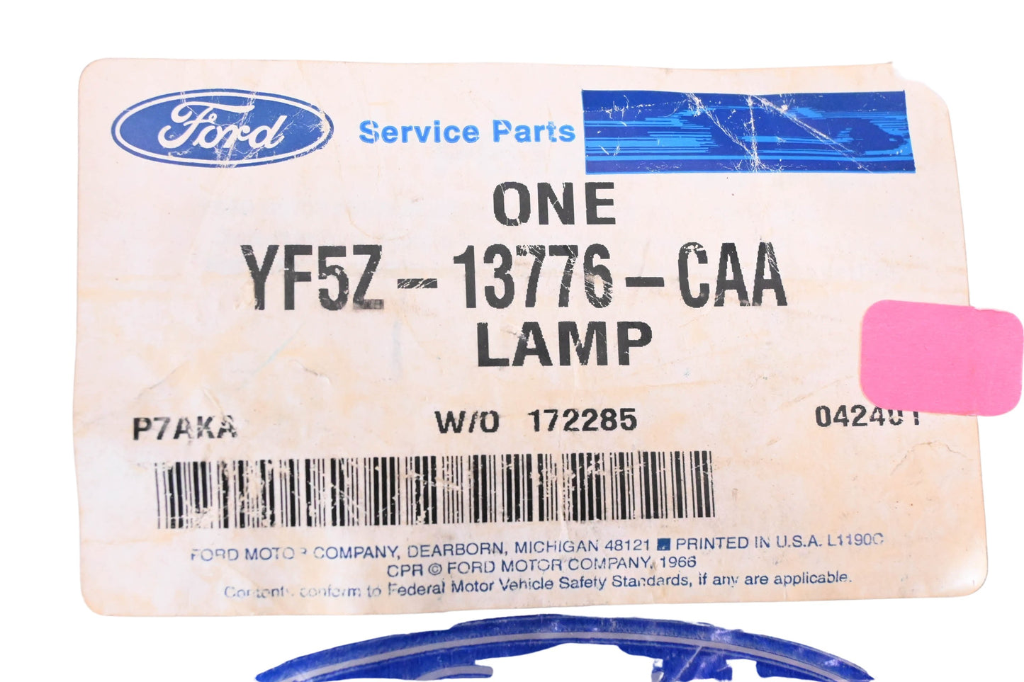 New OEM Ford YF5Z-13776-CAA Interior Overhead Compartment Dome Lamp Assembly NOS