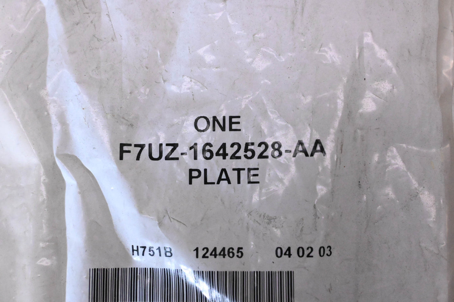 New OEM Ford F7UZ-1642528-AA Club Wagon Nameplate NOS