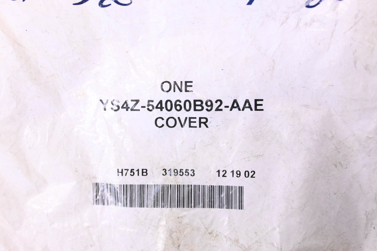 New OEM Ford YS4Z-54060B92-AAE Glove Compatment Rear Cover NOS