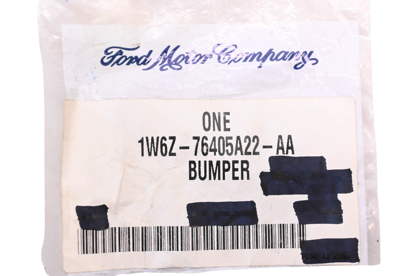 New OEM Ford 1W6Z-76405A22-AA Fuel Door Bumper NOS