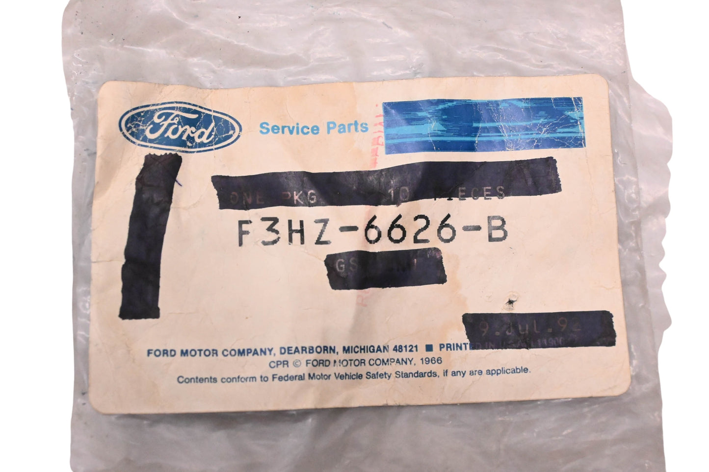 New OEM Ford F3HZ-6626-B Oil Pump Inlet Tube Gaskets Qty 2 NOS