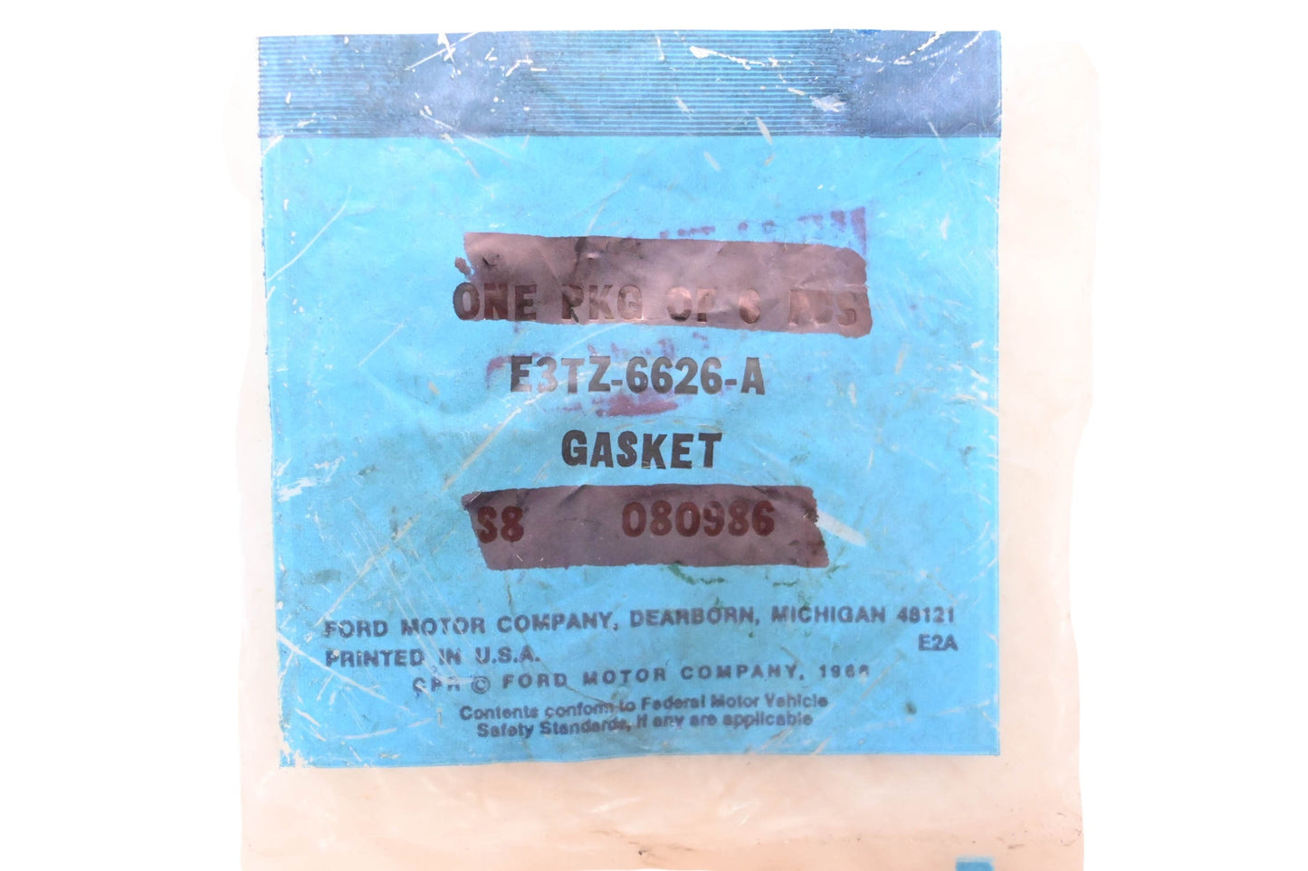 New OEM Ford E3TZ-6626-A Oil Pump Tube Gasket NOS