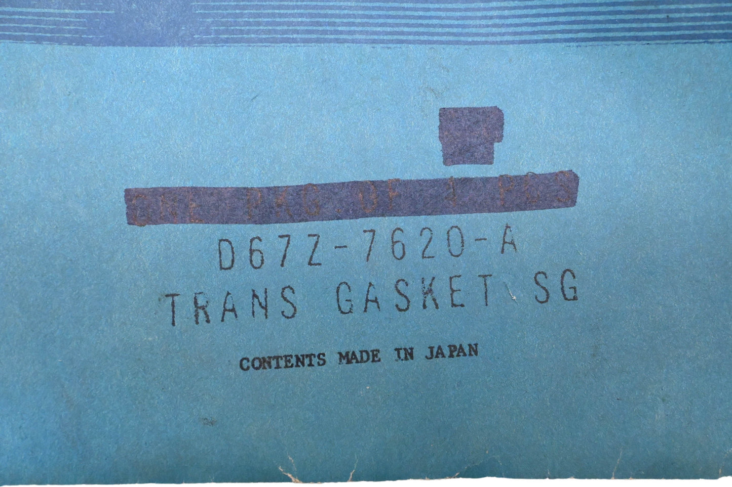 New OEM Ford D67Z-7620-A Transmission Case Front Gaskets Qty 3 NOS