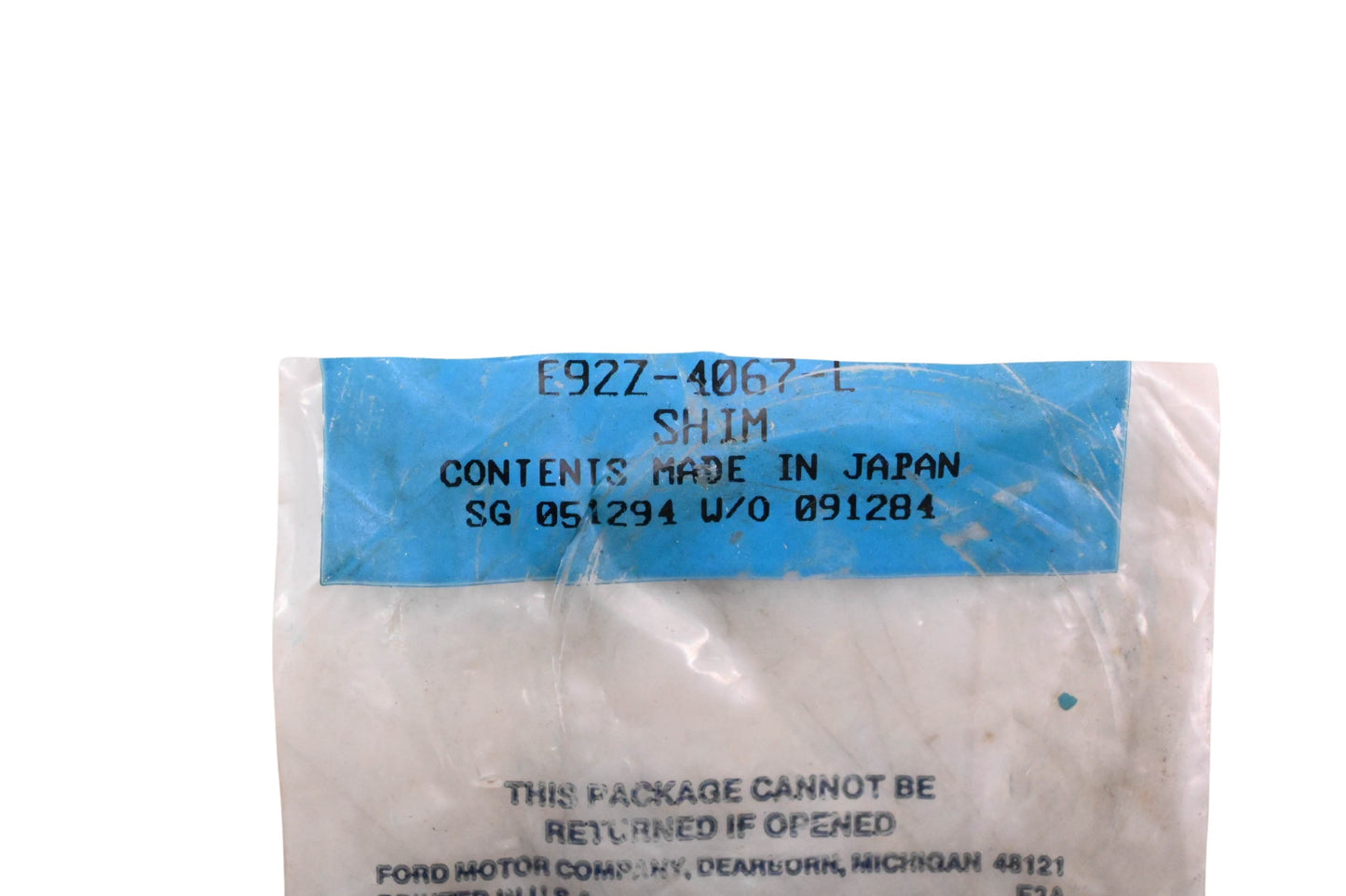 New OEM Ford E92Z-4067-L Differential Shims Qty 4 NOS