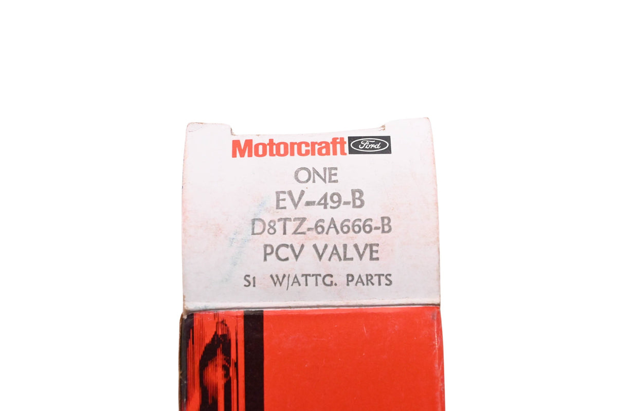 New OEM Motorcraft EV-49-B, D8TZ-6A666-B PCV Valve Assembly Kit NOS