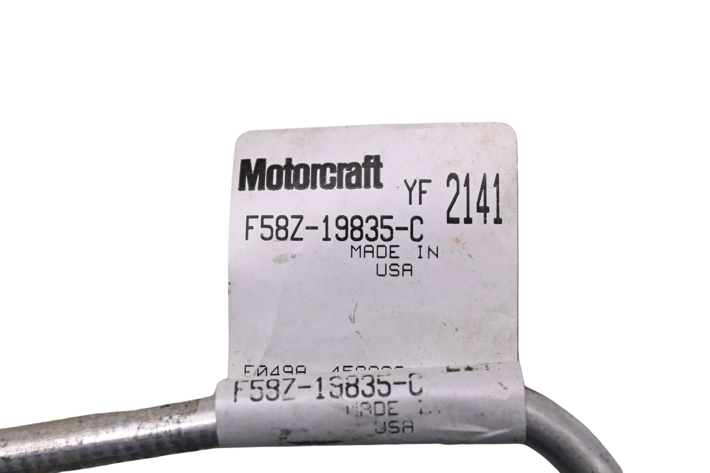 New OEM Motorcraft YF-2141, F58Z-19835-C A/C Hose Assembly NOS