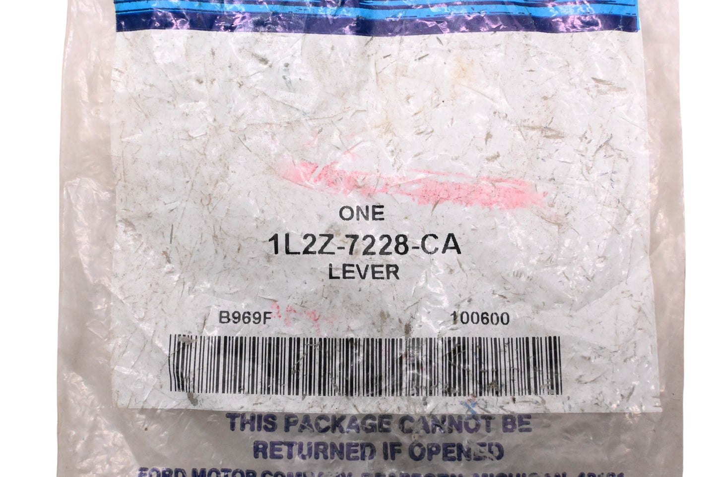 New OEM Ford 1L2Z-7228-CA Lever NOS