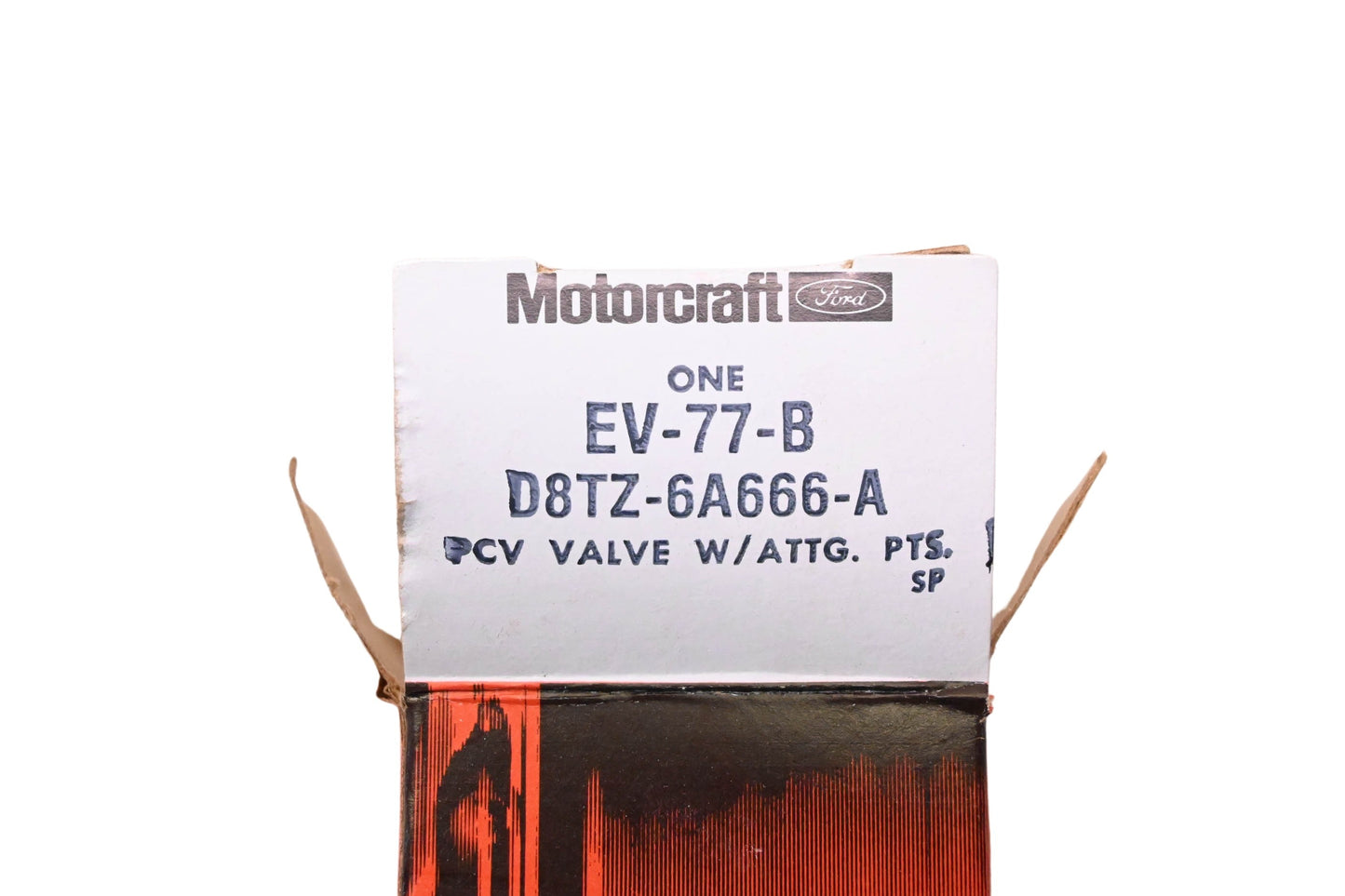 New OEM Motorcraft EV-77-B, D8TZ-6A666-A PCV Valve Kit NOS