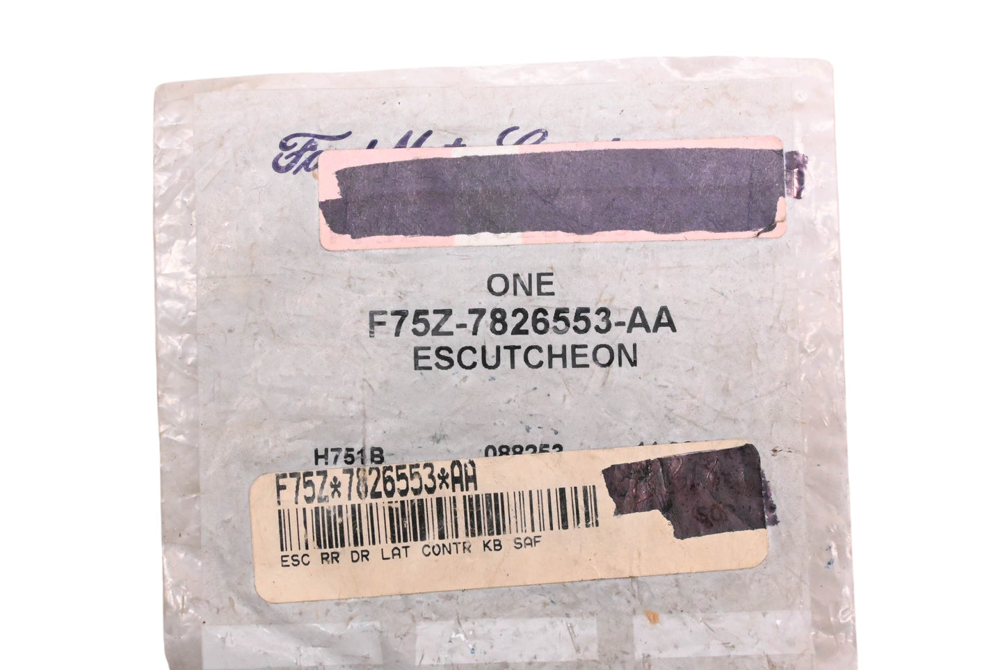 New OEM Ford F75Z-7826553-AA Handle Escutcheon NOS