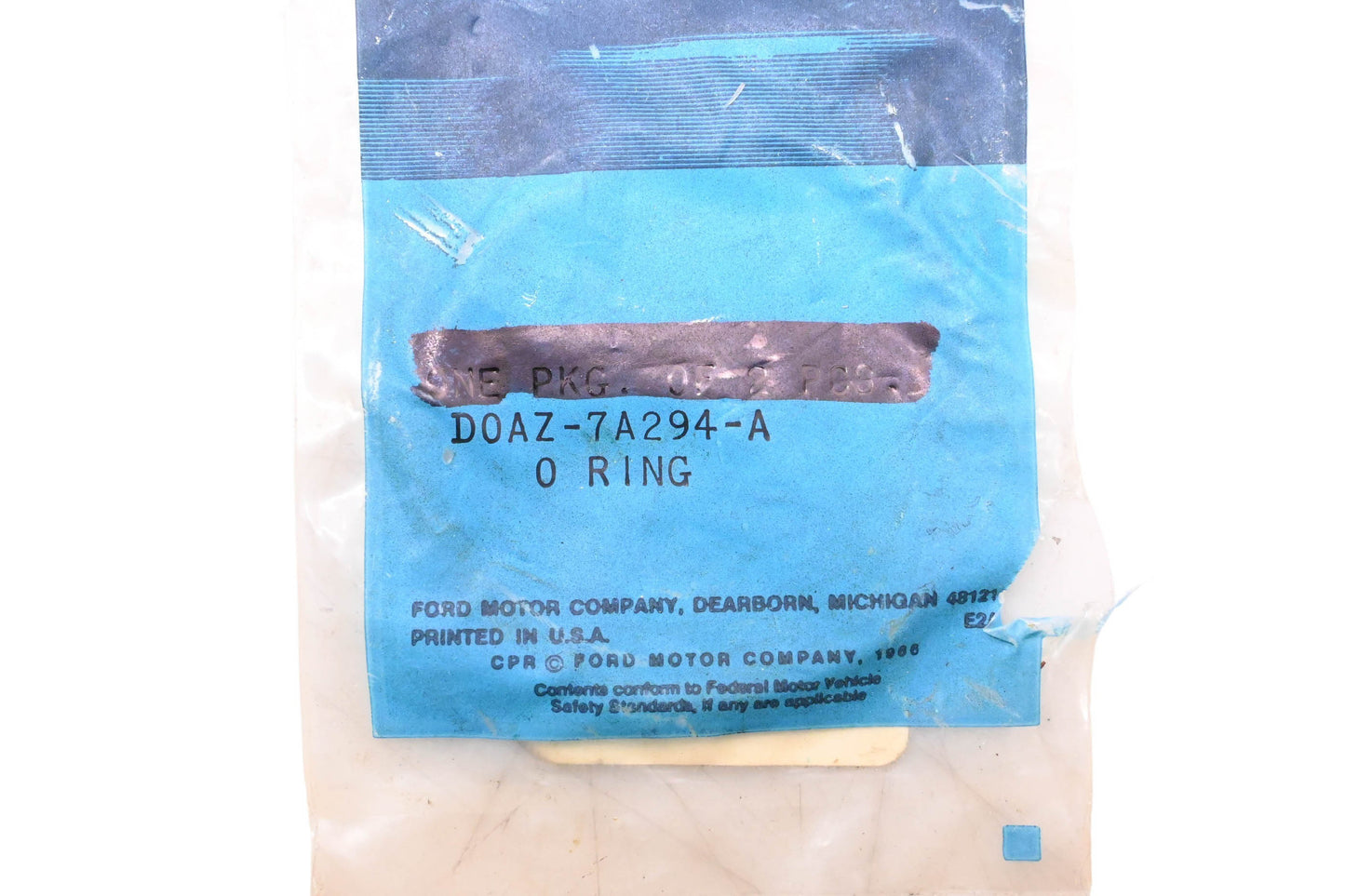 New OEM Ford DOAZ-7A294-A, D0AZ-7A294-A Front Band Servo Piston O-Ring NOS