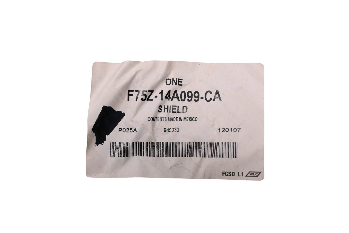 New OEM Ford F75Z-14A099-CA Wiring Shield NOS