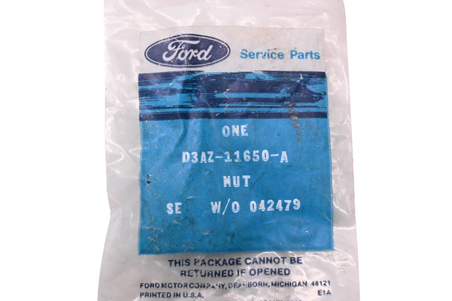 New OEM Ford D3AZ-11650-A Headlight Switch Retaining Nut NOS