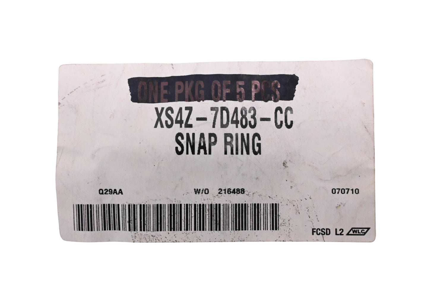 New OEM Ford XS4Z-7D483-CC Transmission Clutch Plate Snap Rings Qty 3 NOS