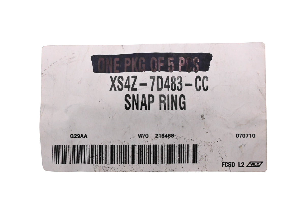 New OEM Ford XS4Z-7D483-CC Transmission Clutch Plate Snap Rings Qty 3 NOS