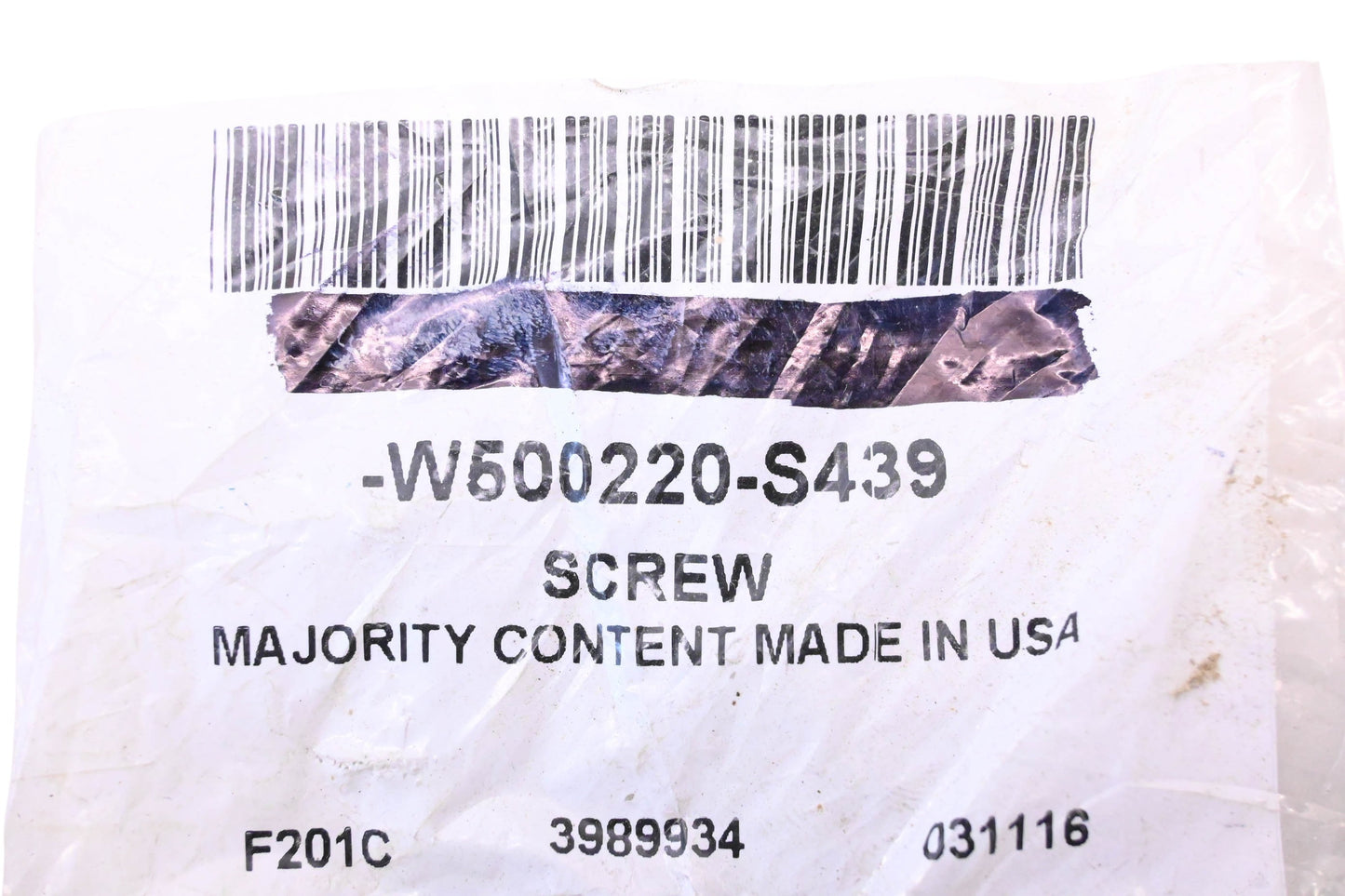 New OEM Ford W500220-S439 Mount Bracket Screws Qty 2 NOS