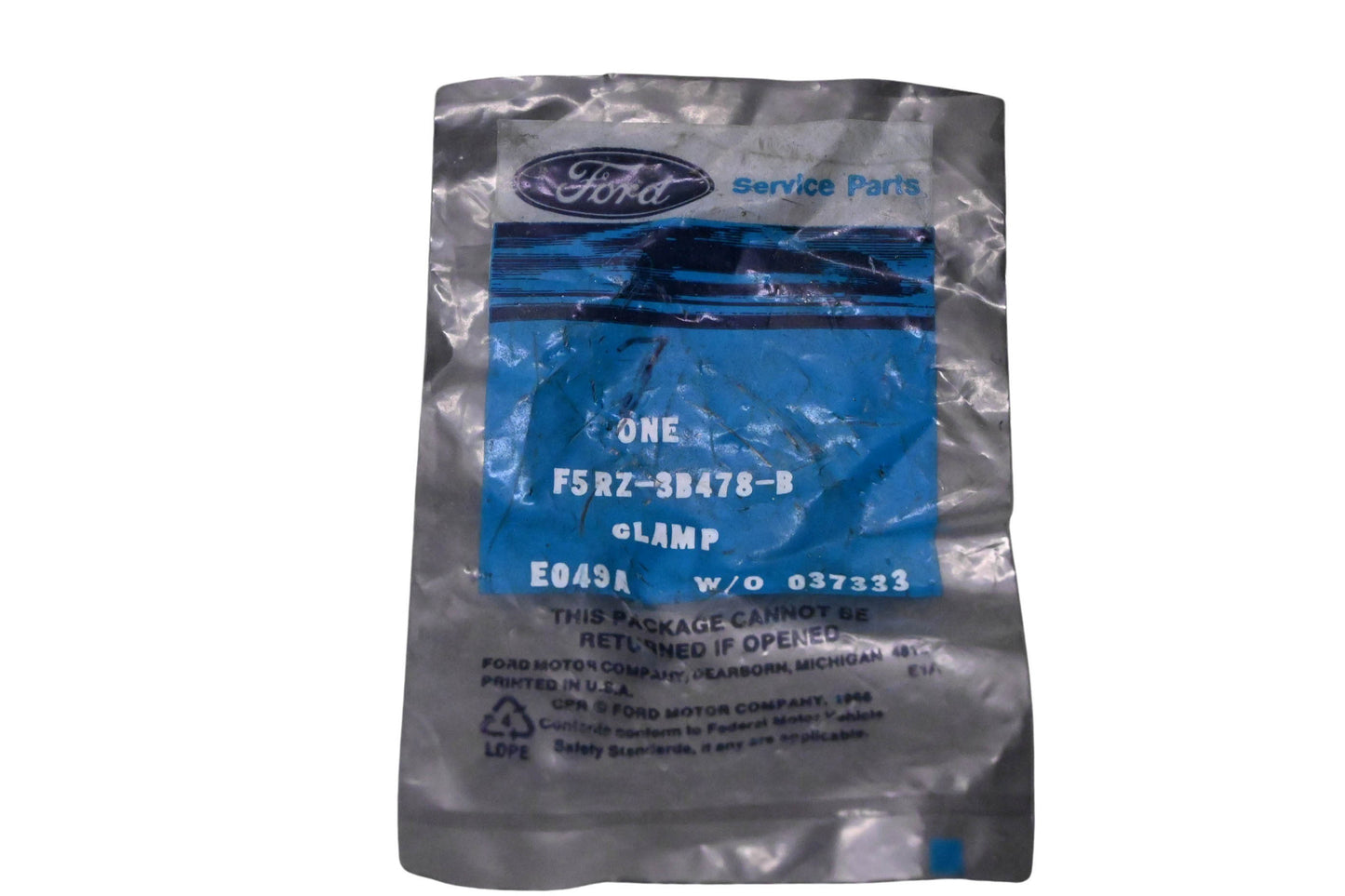 New OEM Ford F5RZ-3B478-B Boot Clamp NOS