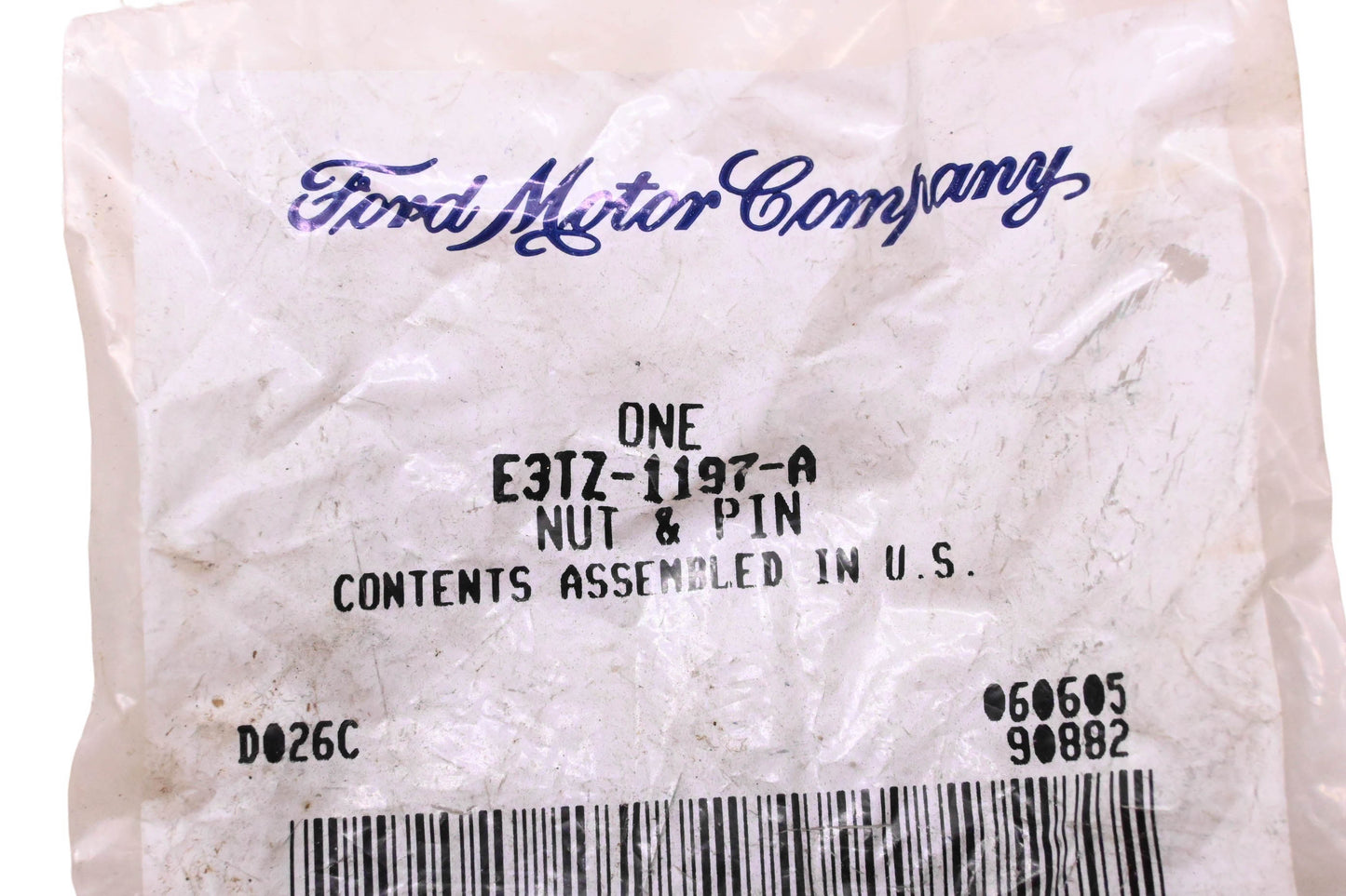 New OEM Ford E3TZ-1197-A Nut & Pin Assembly NOS