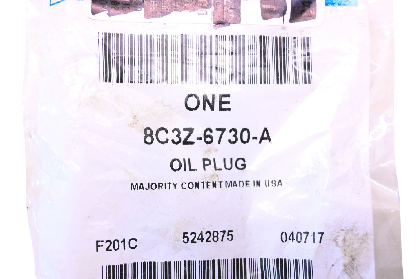 New OEM Ford 8C3Z-6730-A Magnetic Drain Plug & Gasket Kit NOS