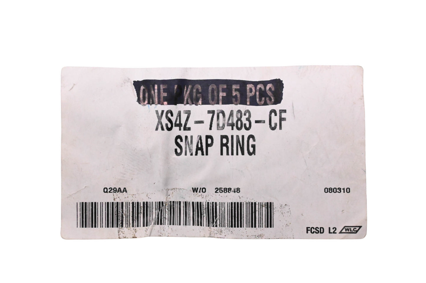 New OEM Ford XS4Z-7D483-CF Snap Rings Qty 3 NOS