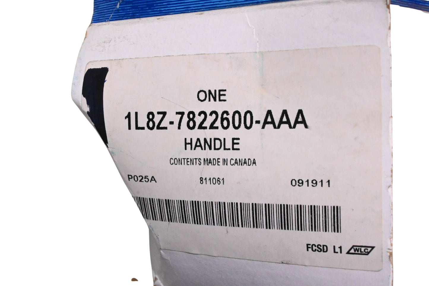 New OEM Ford 1L8Z-7822600-AAA Right Side Interior Door Handle Assembly NOS