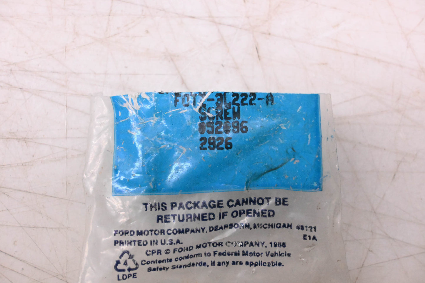 New OEM Ford F0TZ-3L222-A Ring Gear Bolt NOS