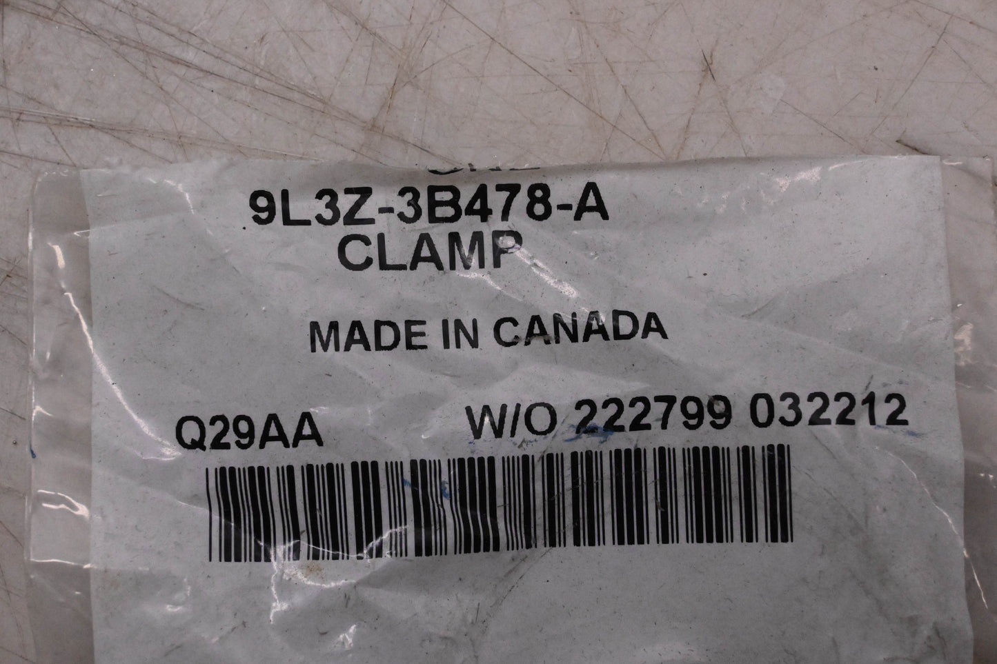 New OEM Ford 9L3Z-3B478-A Clamp NOS