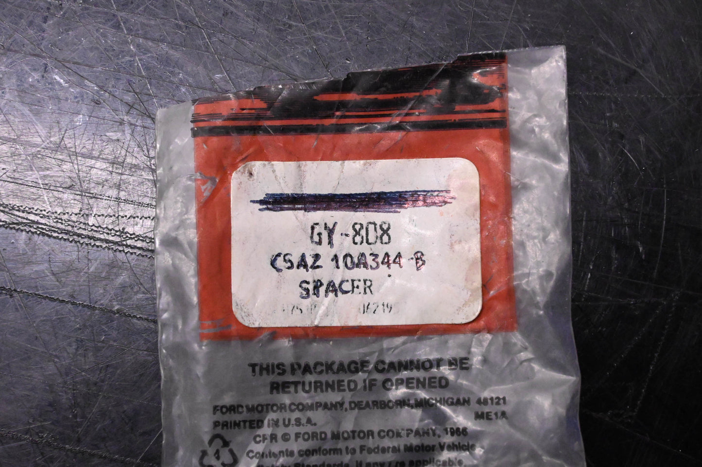 New OEM Motorcraft GY-808, C5AZ-10A344-B Alternator Spacer NOS