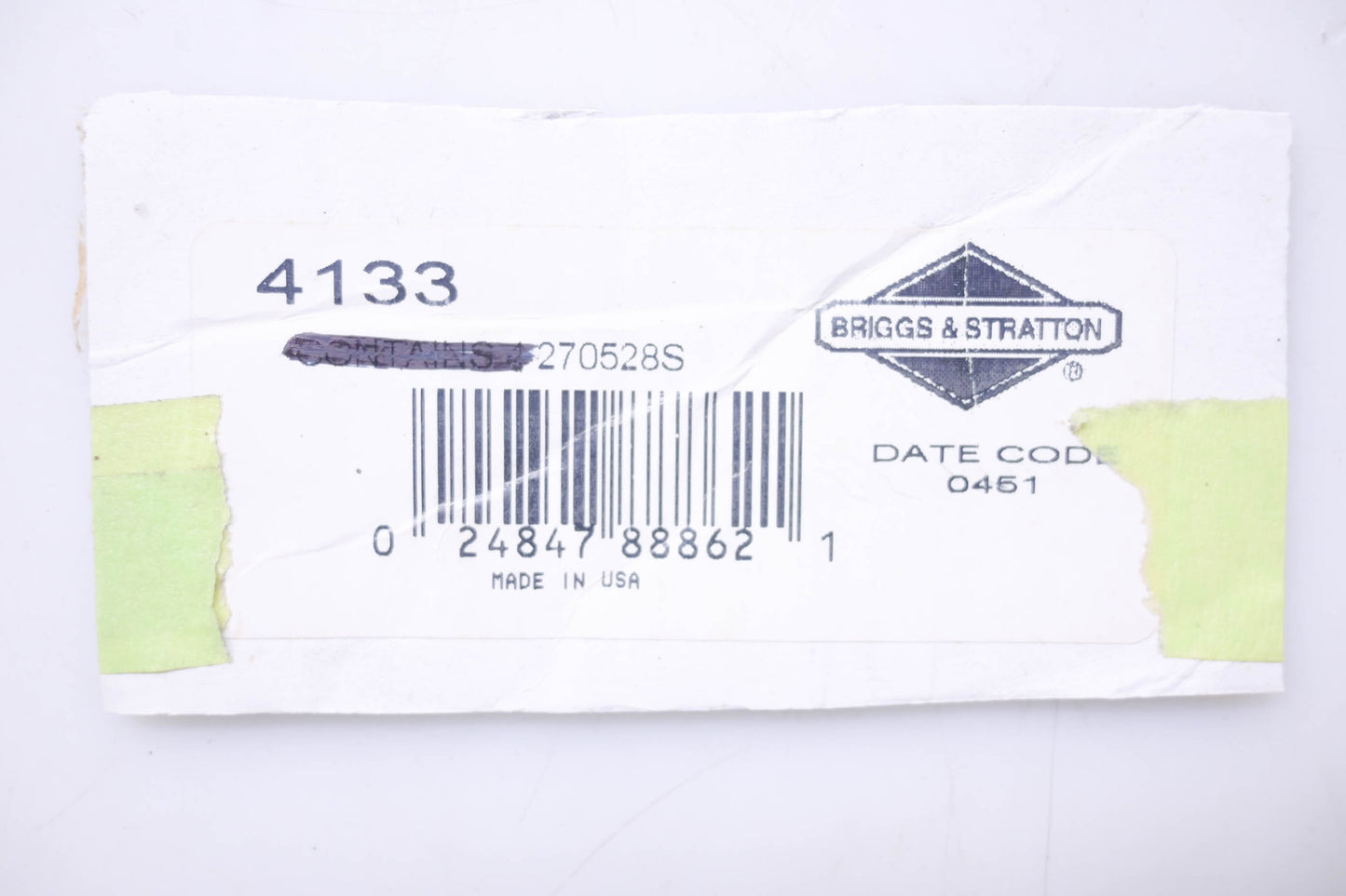 New OEM Briggs & Stratton 270528S Foam Air Filter NOS
