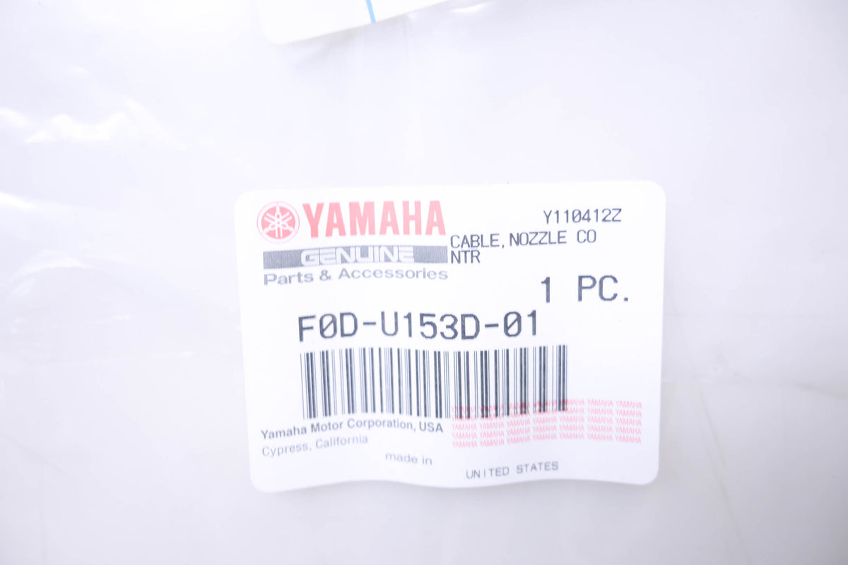 New OEM Yamaha F0D-U153D-01-00 Nozzle Control Cable NOS