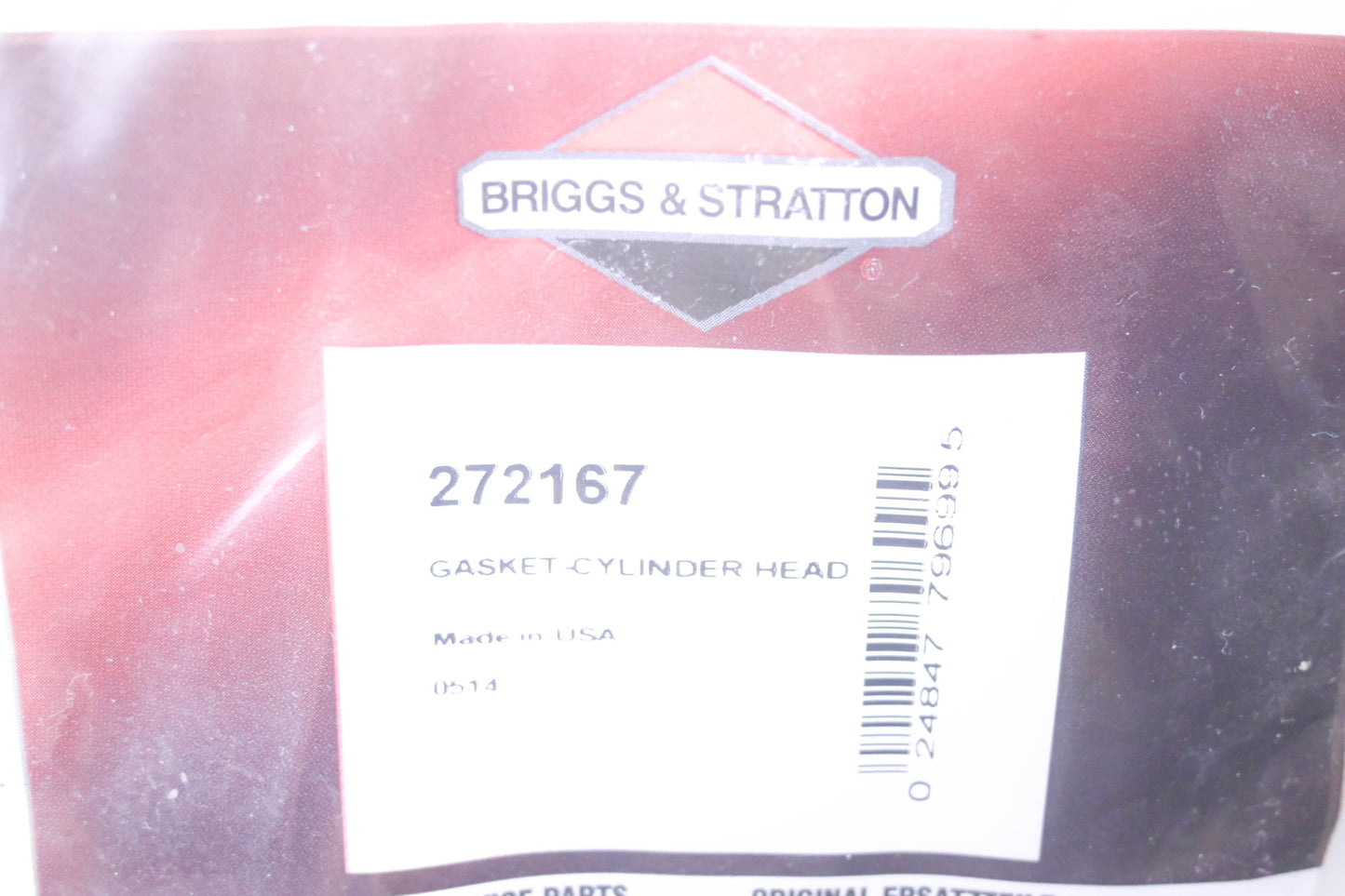 New OEM Briggs & Stratton 272167 Cylinder Head Gasket NOS