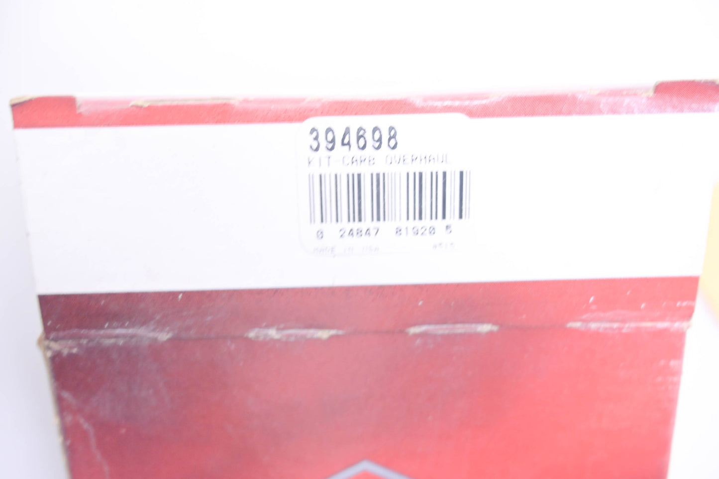 New OEM Briggs & Stratton 394698 Carburetor Kit NOS